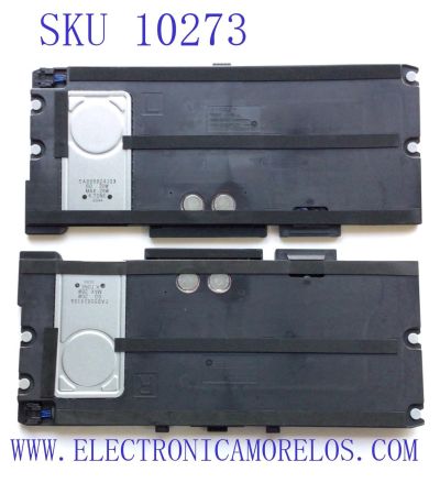 KIT DE BOCINAS PARA TV LG / NUMERO DE PARTE EAB65824104 / EAB65824103 / 6Ω 20W / 75/86QNED99 / MODELO 75QNED90UPA.AUDFLJR	